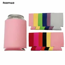 12 шт. пустые охладители для банок с пивом на заказ Koozie могут охладители рукава держатель для обертки Свадьба для подарка День рождения девичник украшения