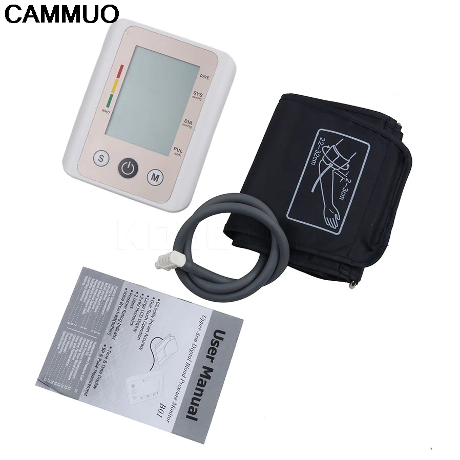 

New Automatic Digital Arm Blood Pressure Monitor Russian Voice Health Care Meter Tonometer Sphygmomanometer Medical Tool