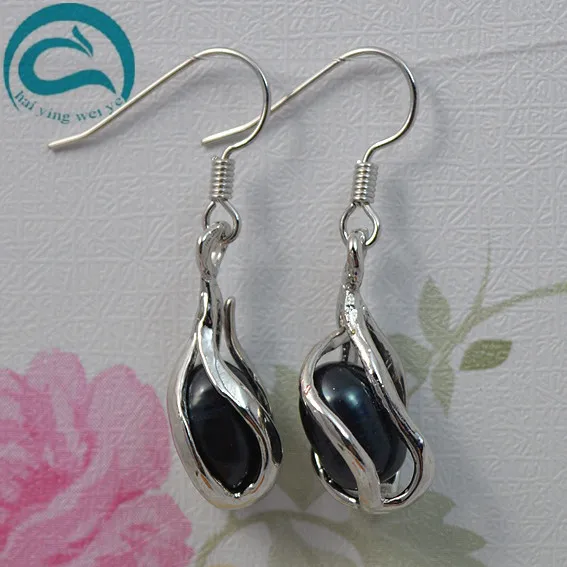 2018 Fashion Natural Freshwater Pearl Drop Earrings Hot Selling 925 Sterling Silver Jewelry Real Pearl Jewellery Fine Earrings 2018 Fashion Natural Freshwater Pearl Drop Earrings Hot Selling 925 Sterling Silver Jewelry Real Pearl Jewellery Fine Earrings