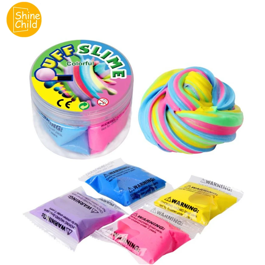 DIY выдувные пузыри слизью конфеты цвет смешивания Playdough хлопок Шарм пена Играть глина модель производитель шпатлевка Набор Развивающие игрушки для детей
