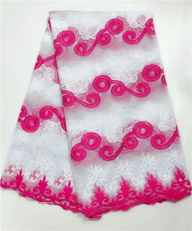 Latest Nigeria Swiss Laces stones High Quality Voile Switzerland Cotton African Dry Lace Fabric For Man Women white | Дом и сад