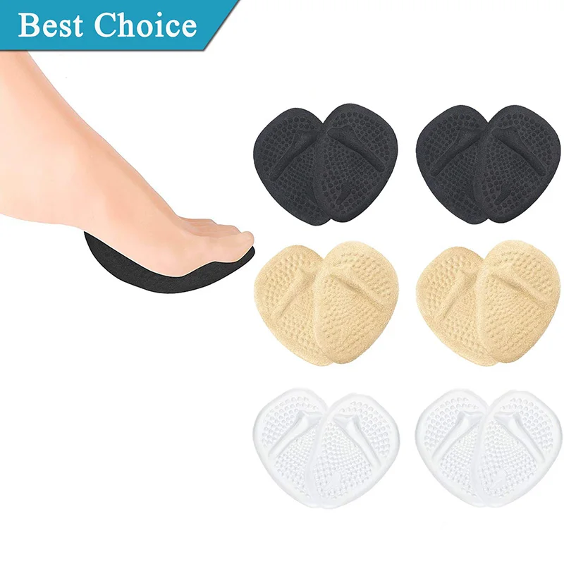 

3 Pairs Metatarsal Pads Professional Reusable Silicone Ball Foot Cushions Shoe Inserts New