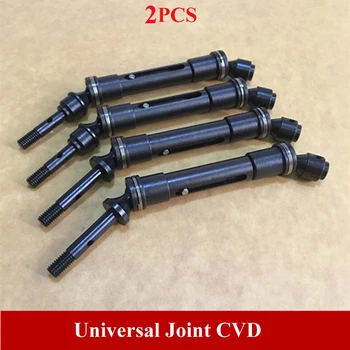 

2Pcs Huanqi 727 Front/Rear Universal joint CVD Drive Shaft for RC Model Mountain Mouse Semi Truck Slash 4x4 universal Accessory