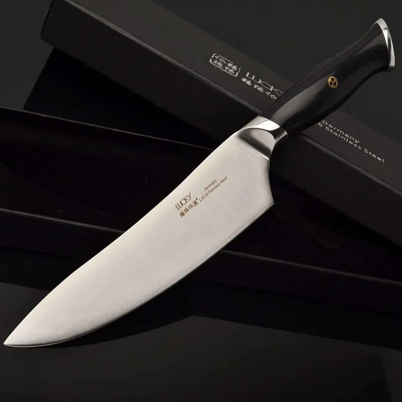 Ceny Szef kuchni Gyuto nóż kuchenny niemcy 1.4116 ze stali nierdzewnej 8 cal tasak ryby filet mięso krajalnica do krojenia narzędzia kuchenne 34