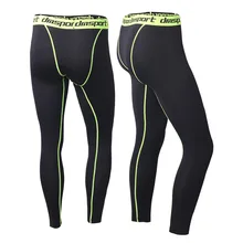 Men Professional PRO Sport Tight Tr Sport wear Trainning & Exercise Pants Breathable Quick Dry Male Fitness Running Pants