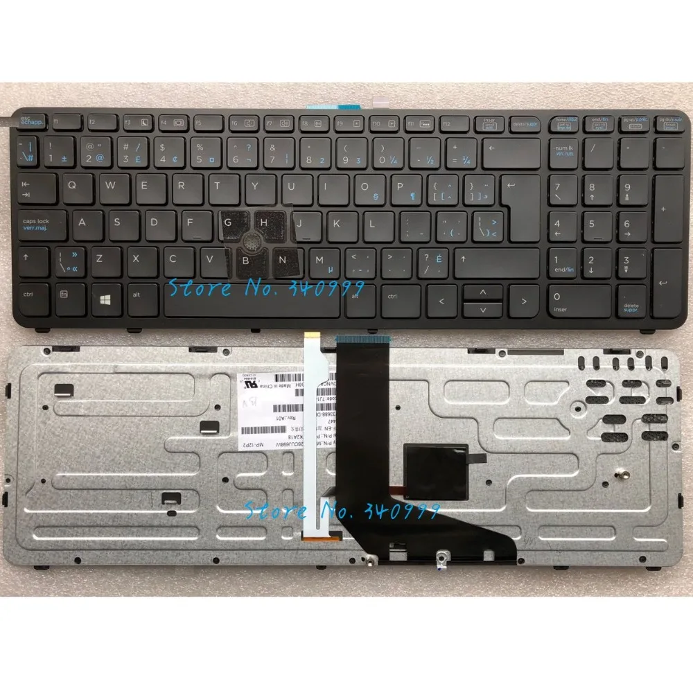 

US/CF backlit keyboard for HP ZBook 15 17 Mobile Workstation Black