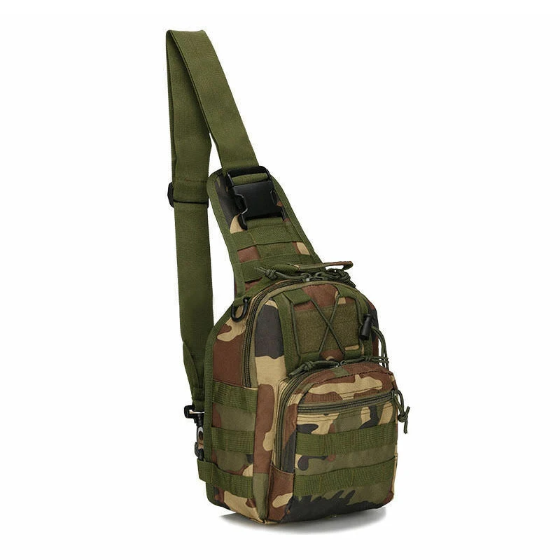 Carrier Chest Bag Shoulder Portable Holder 1pc 5L Outdoor Sports Military Climbing Hiking Daypack Sling