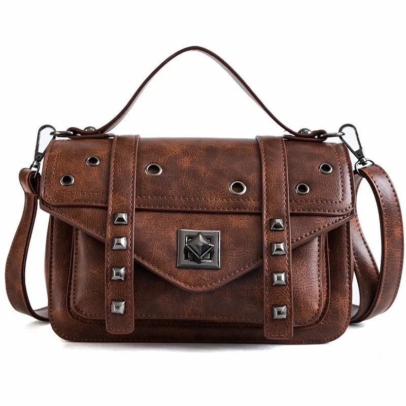 

Diminutive 2018 Hot Sale Shoulder Bag Female Vintage Ladies Leather Luxury Brand High Quality Women Fashion Large Tote HandBag