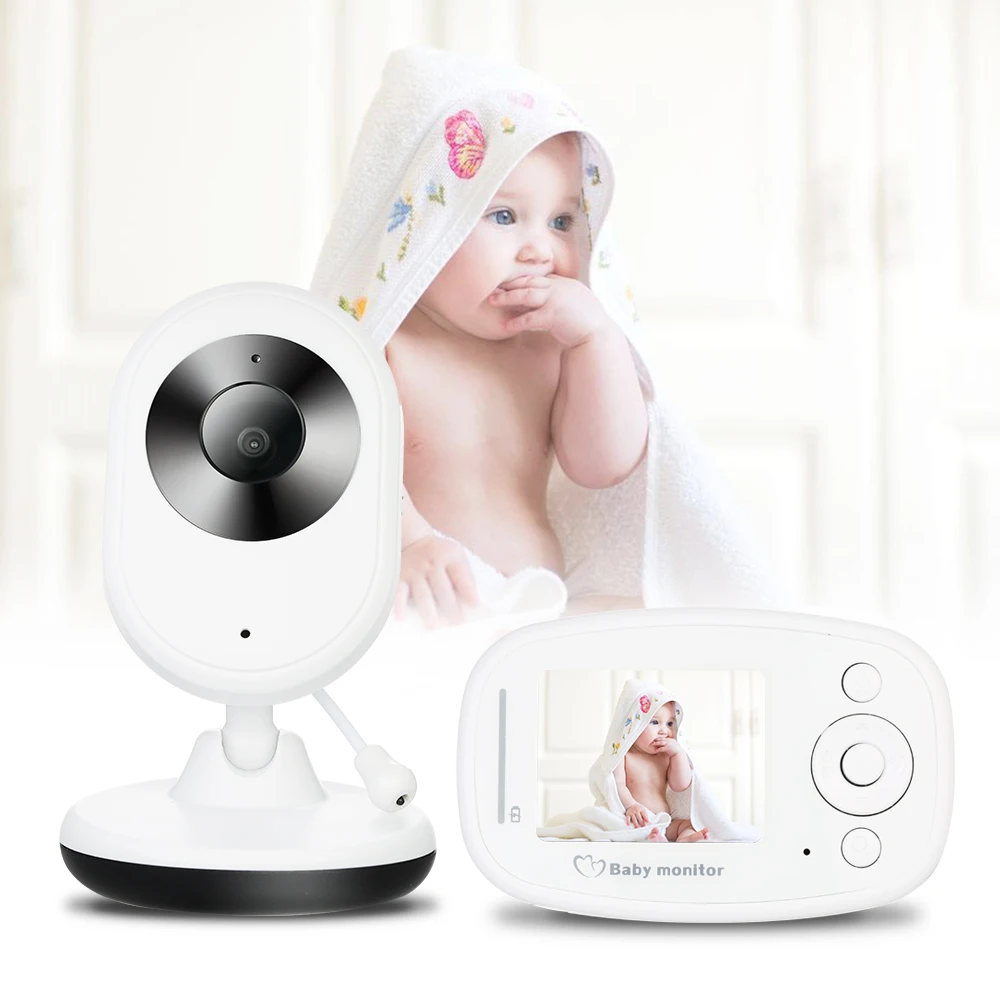 2,4 дюймов TFT ЖК-видео детский спальный монитор камера слежения за детьми двухстороннее аудио 2,4 ГГц инфракрасные колыбельные RoSH одобрены