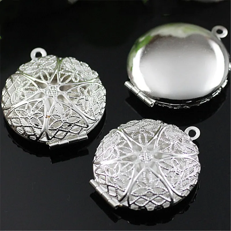 

5pcslot Silver Plated Photo Frame Pendant Hollow Photo Locket Pendant Charms for DIY Memory Necklace Jewelry Making