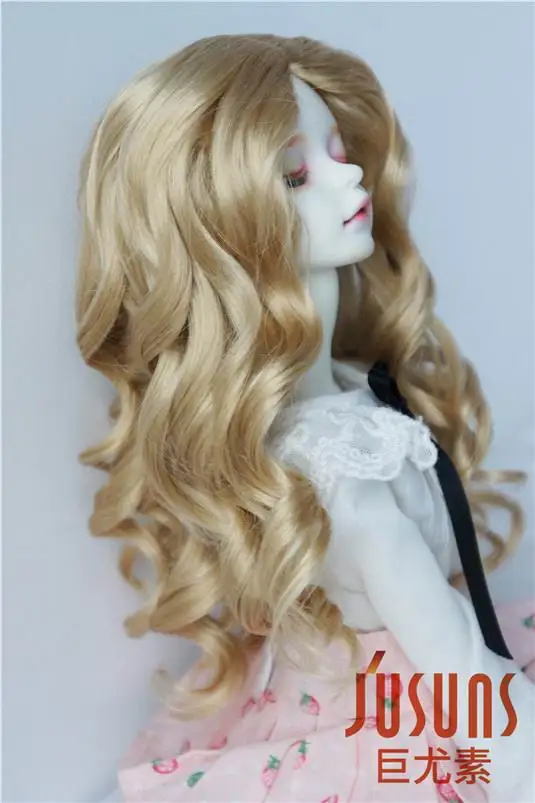JD340 1/4 MSD куклы парики 18-20 см леди Ролл парик 7-8 дюймов Средняя линия синтетический мохеровый парик для куклы