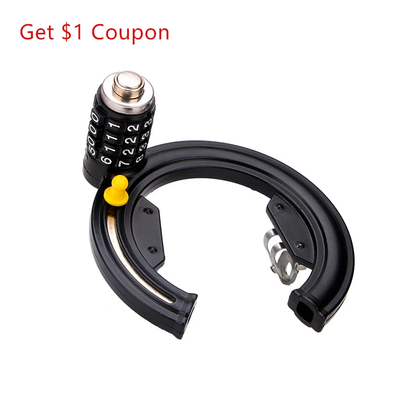 

Bike Lock General Bicycle Horseshoe Claws Security Anti-theft Password Locks Mountain Bikes MTB Safety Code Number Accessories