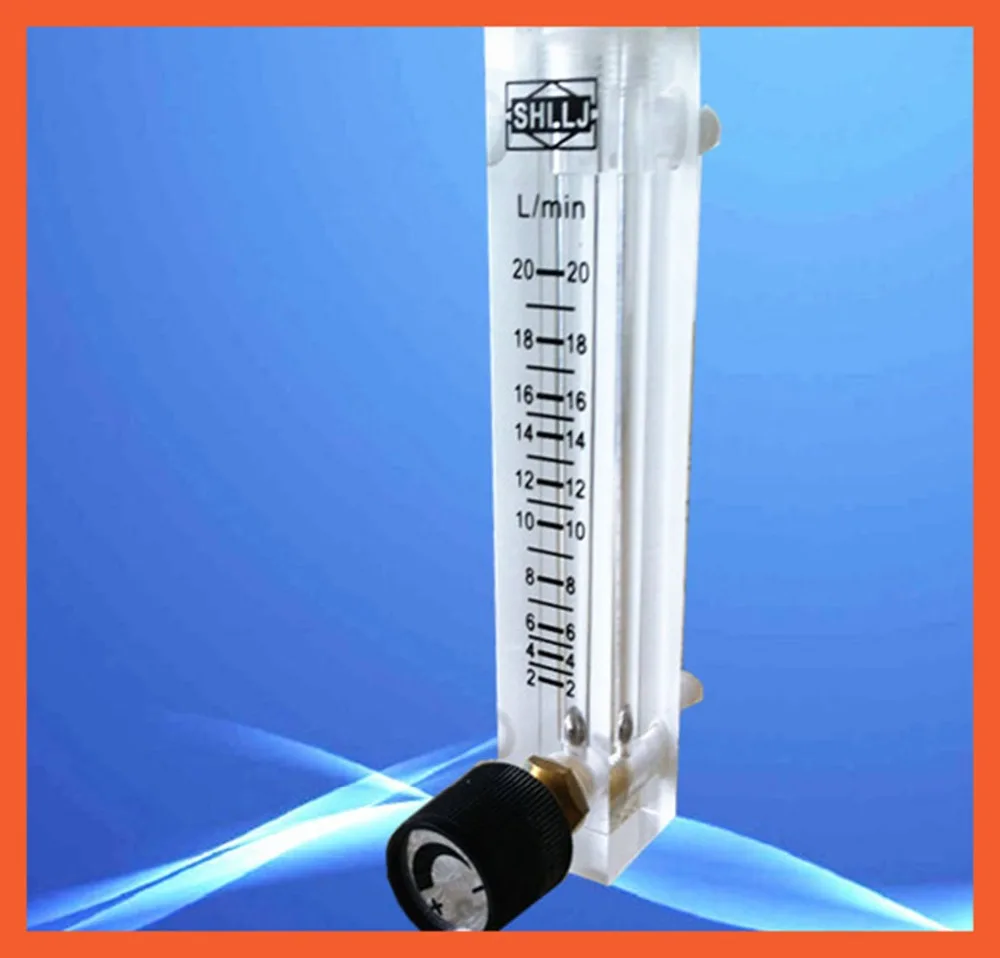 Lzq7(220)lpm Air Flow Meter(h=120mm Gas Flow Meter)with Control Valve