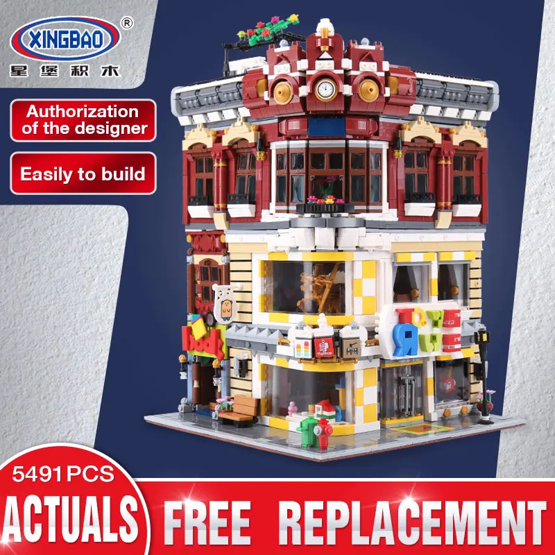 Ciudad XingBao 01006 5491 Unids Creativo Genuino MOC Series de Los Juguetes y la Librería Set Niños Bloques de Construcción de Ladrillos de Juguete Modelo Gif