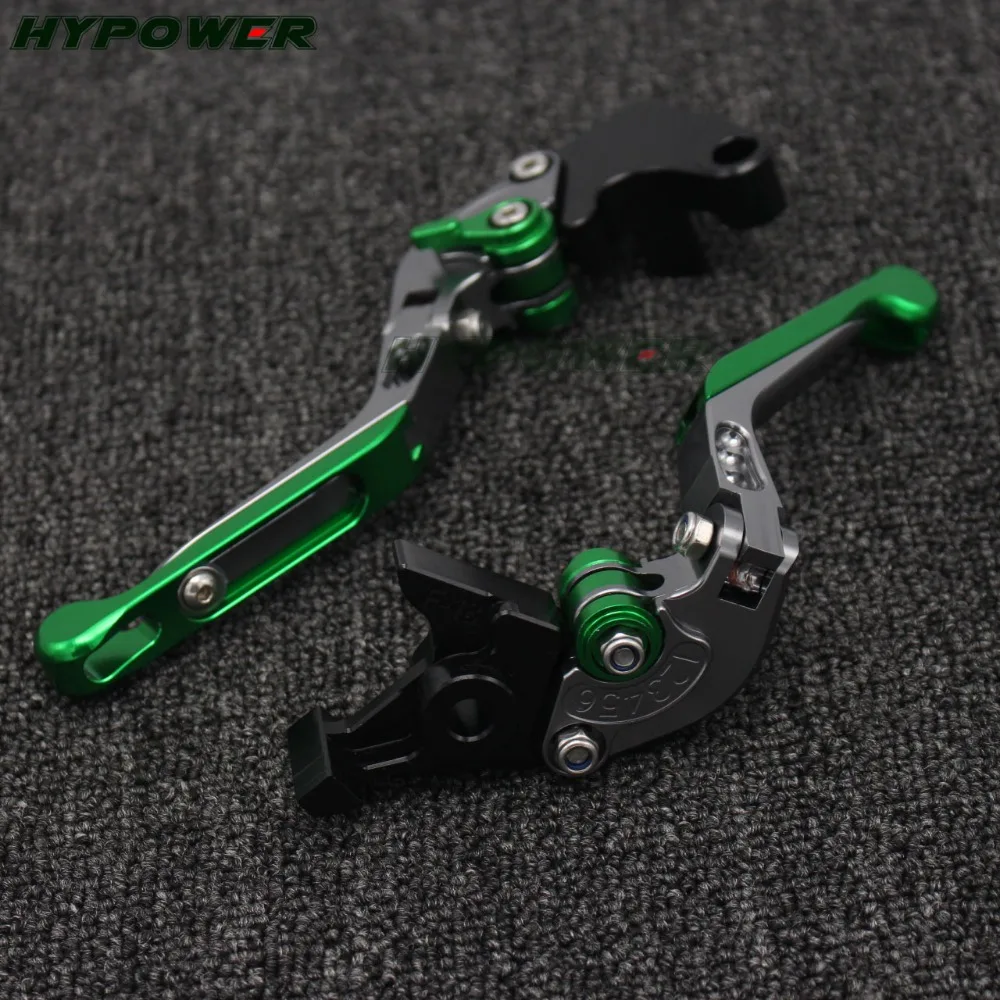 Логотип(Z900) зеленый+ Титан для Kawasaki Z900 Z 900 CNC регулируемый складной выдвижной Мотоцикл тормозные рычаги сцепления