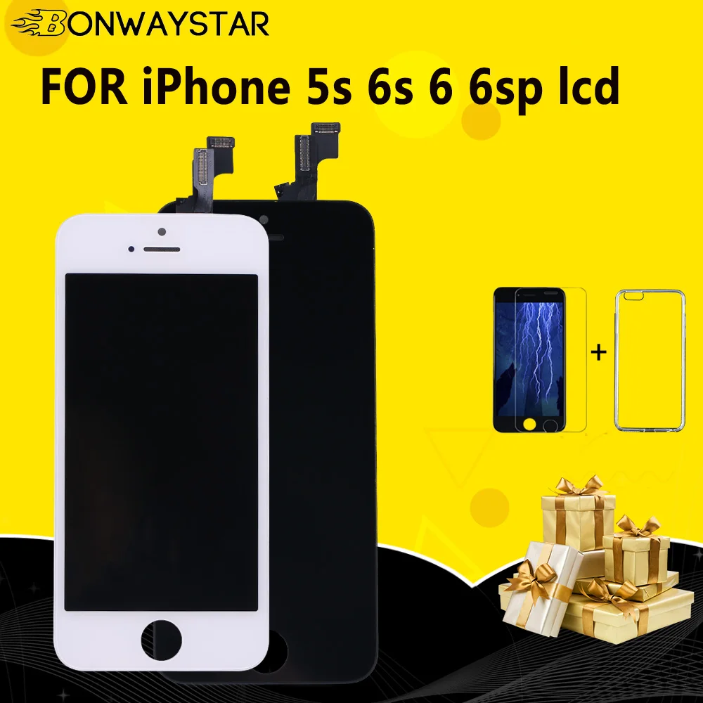 ЖК экран Pantalla для iPhone 5S 6p дисплей сенсорный дигитайзер в сборе Замена 6s 6sp +