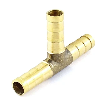 

8mm T Shape Air Gas Fuel Water Gasoline Hose Joiner Pipe Connector