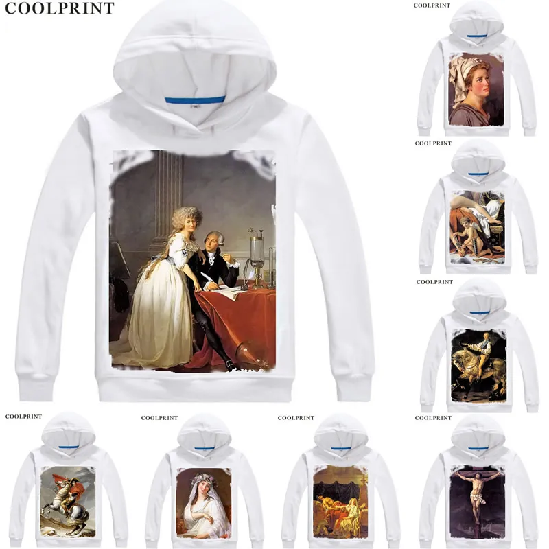 

Jacques Louis David Hoodies Hooded Anime Hoodie Anime Manga Bonaparte Crossing the Grand Saint Bernard Pass Cosplay Sweatshirts