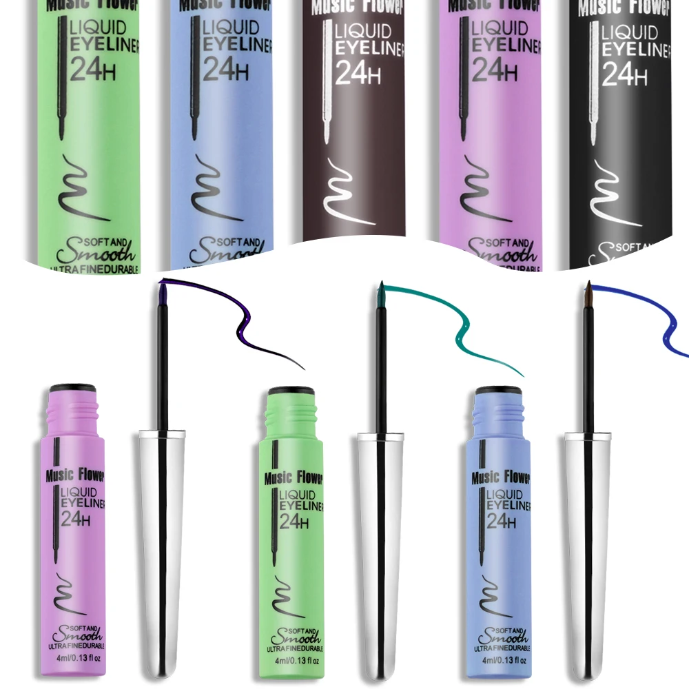 

1PC Professional Makeup Waterproof Eyeliner Colorful Liquid Eye Liner Pencil Not Blooming Under Eyeline Cosmetic Tools