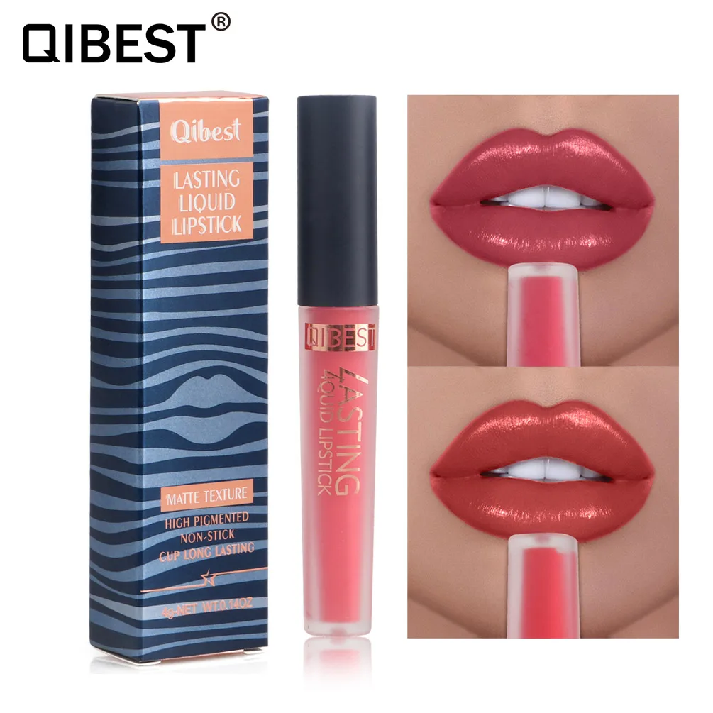 

15 Color Waterproof Matte Lipstick Cosmetic Sexy Batom Mate Lip Tint Liquid Lipgloss Makeup Lasting 24 Hour Mate Levre Kit Batom