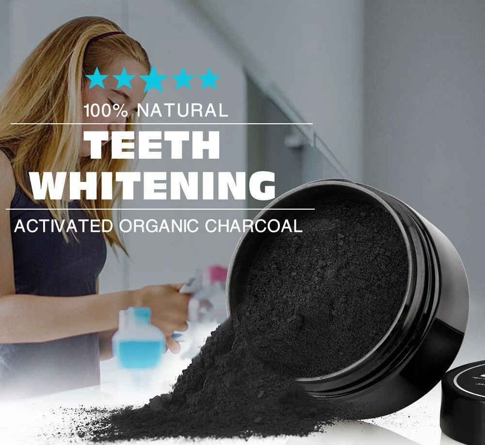 Bamboo Charcoal Toothpaste Strong Formula Activated Organic Teeth Whitening Powder Toothbrush Oral Hygiene Cleaning