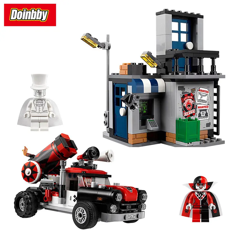 

Bela 10880 Harley Quinn Cannonball Attack Building Blocks Model Bricks Toys Compatible with Legoings Batman Movie
