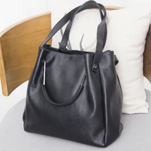 Европейский/американский стиль, роскошные известные бренды, Большая вместительная женская сумка из коровьей кожи, натуральная кожа, сумка на плечо