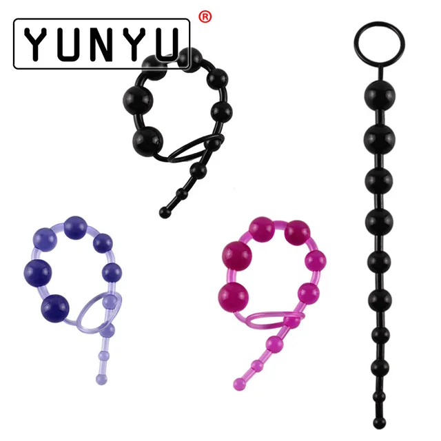 Aliexpresscom  Buy 1 Pcs Anal Toy Color Jelly Anal Beads -6782