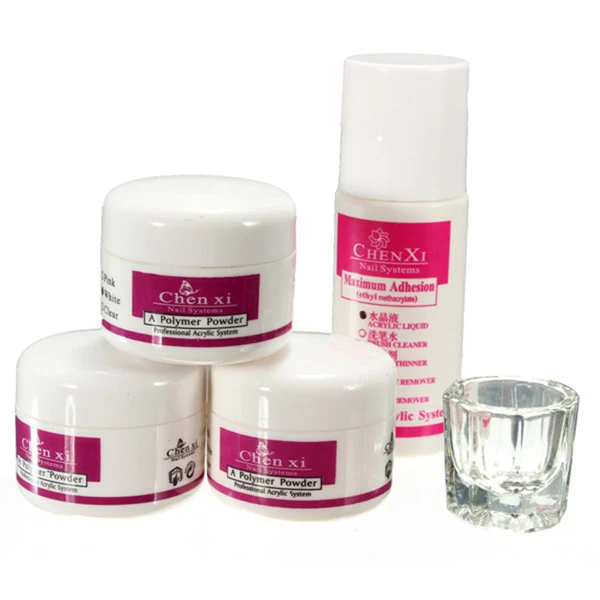 

EM-1095Pcs/Set Nail set Acrylic Powder Liquid Glass Cup Women Nail Art Tips design Manicure Kit Tools 3 Colors