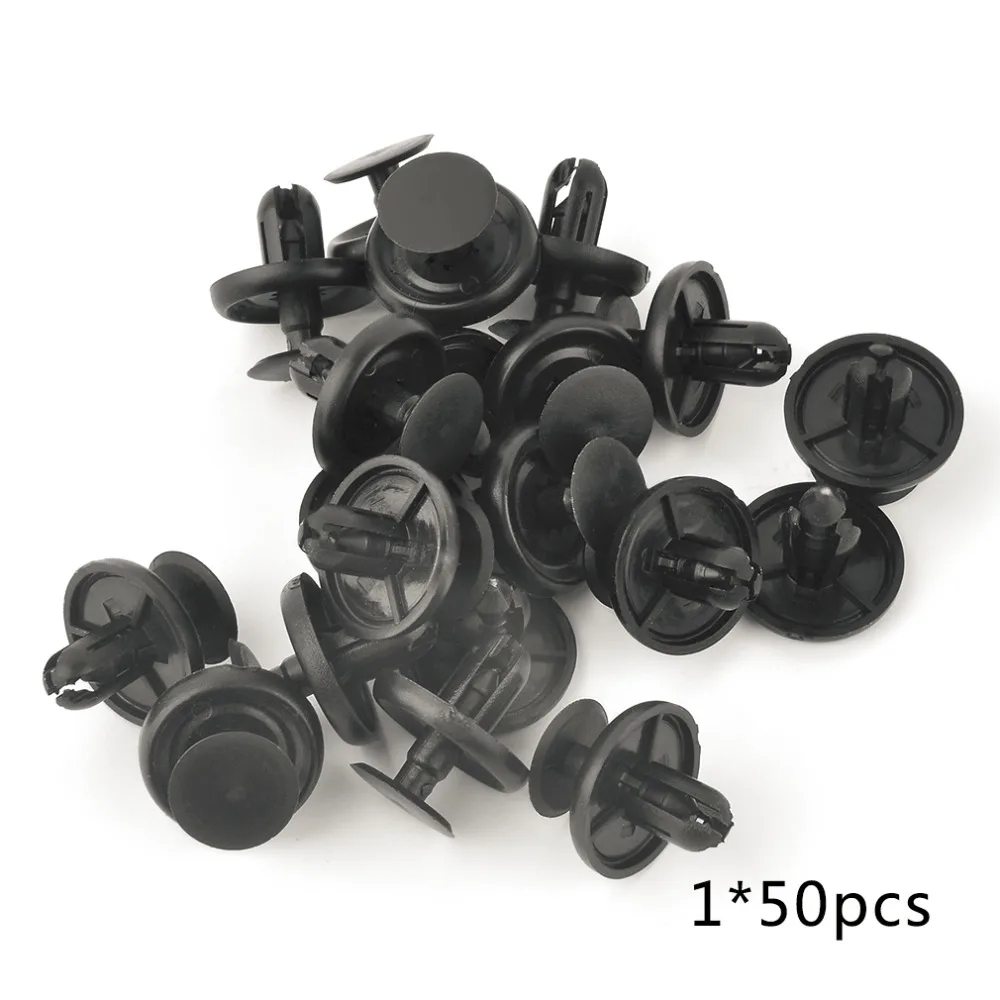 

50pcs 12315 7mm Plastic Car Interior Trim Card Panel Fixed Clamp Vehicle Door Bumper Fastener Buckle for TOYOTA Camry Crown