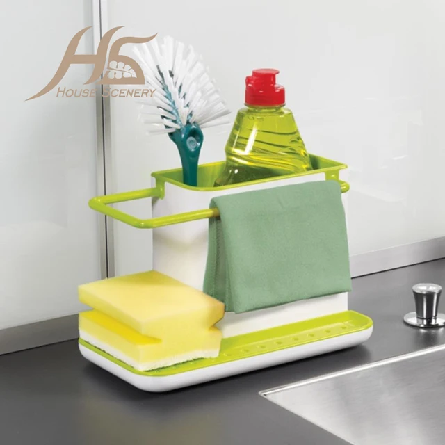 House Scenery Creative Kitchen Storage Shelves Glove Storage Rack