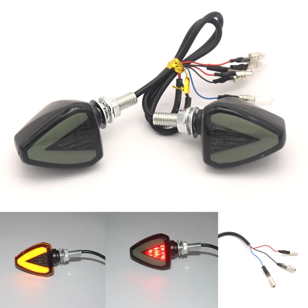 

8MM M8 Pair Motorcycle Motorbike Turn Signal Indicators Blinkers Flashers for Honda Suzuki Kawasaki Yamaha Harley Ducati BMW KTM