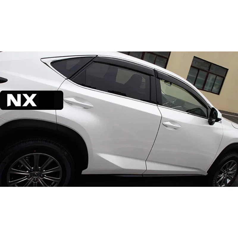

lsrtw2017 ppma material car window rain shield for lexus nx200t nx200 nx300h 2015 2016 2017 2018 2019