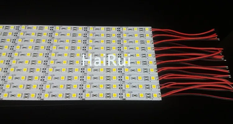 5 шт. кухонный светильник под шкаф DC 12 В 5050 светодиодный жёсткая планка бар U алюминиевый корпус Плоский молочный чехол 50 см для дома