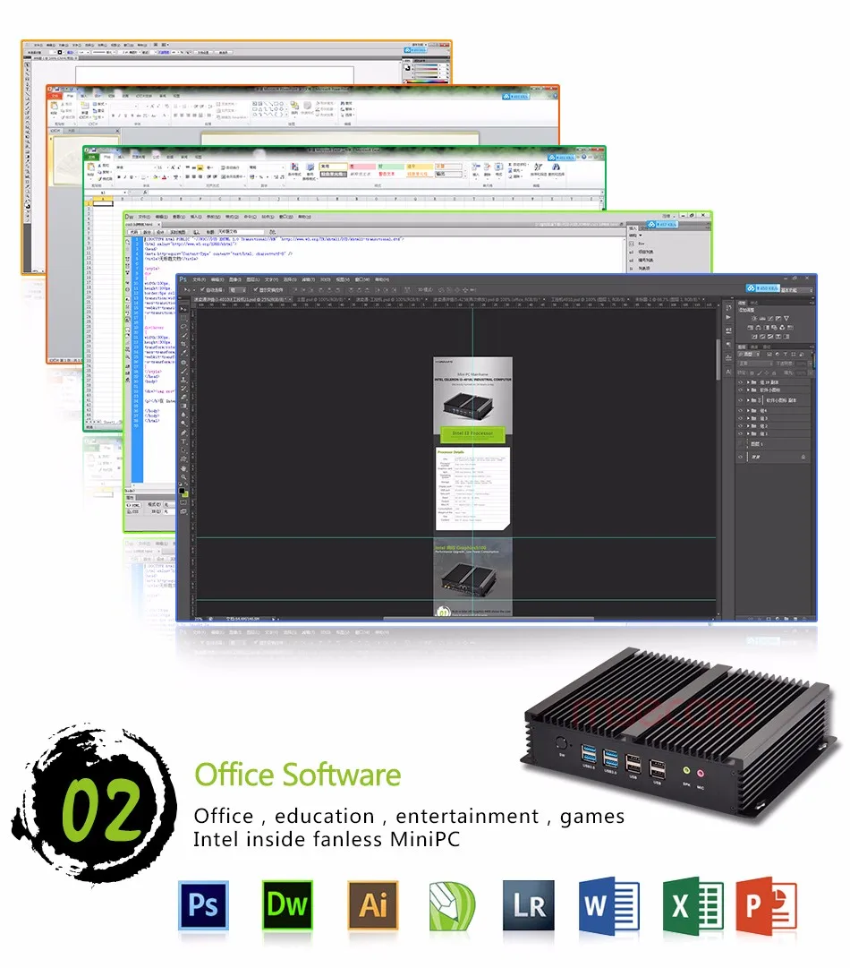 MSECORE I3 4010U безвентиляторный мини ПК Windows 10 Настольный компьютер промышленный linux неттоп barebone 6COM 2* Gigabyte LAN HTPC WiFi