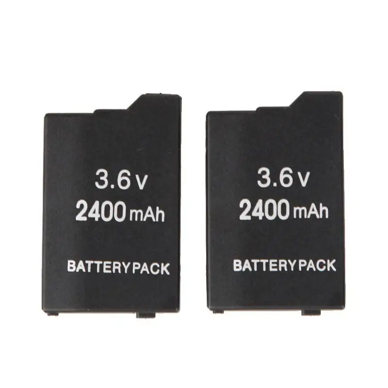 

2pcs New 2400mAh Rechargeable Battery Pack for SONY PSP Slim 2000 /PSP 3000 Series Gamepad Controller Repair Replacement Parts