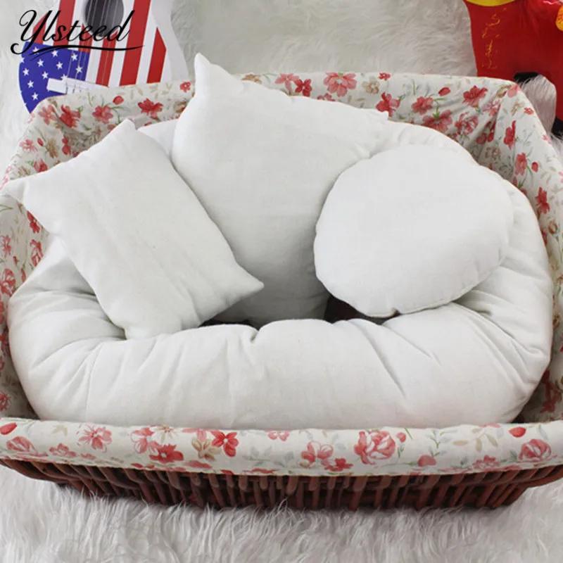 

4 PCS/Set Newborn Photograpy Pillow Basket Filler Wheat Donut Posting Props Doughnut Poses Pillow Studio Assistat Cushion Pillow