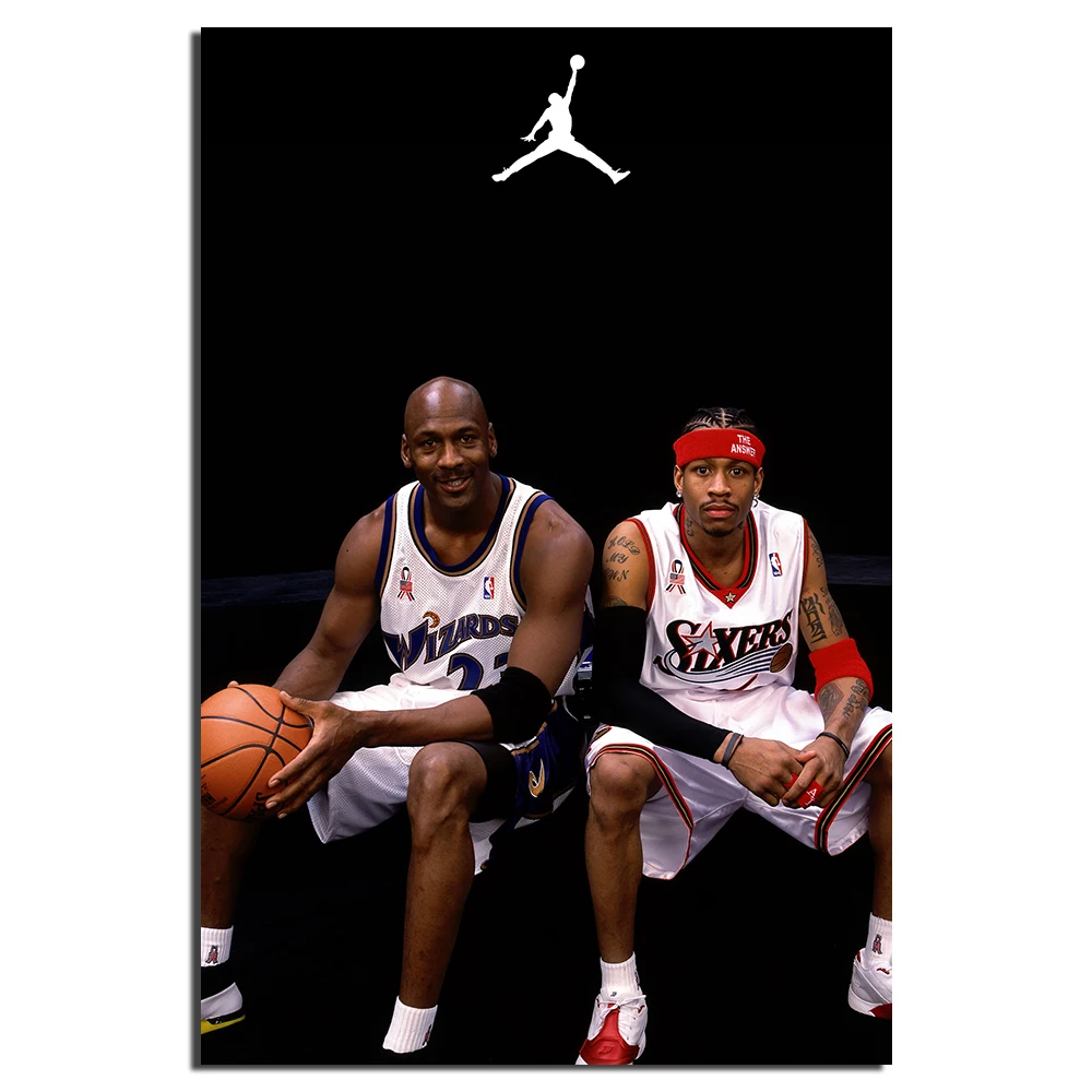 

Allen Iverson Poster Canvas Prints Unframed Painting For Living Room Decor