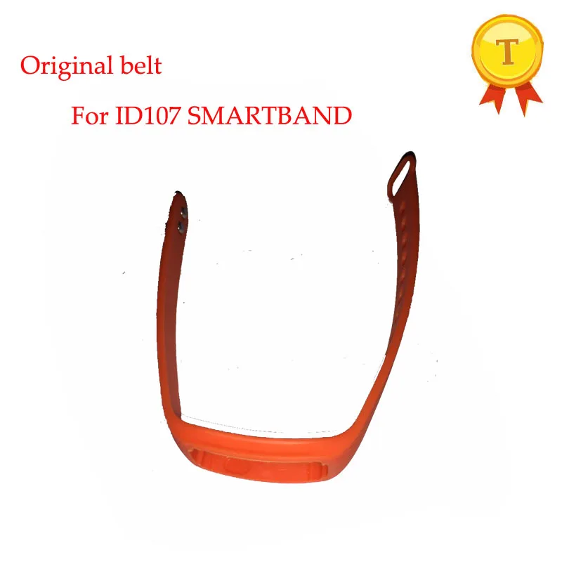 ID107 фитнес-трекер умный Браслет SmartBand usb зарядное устройство зарядный кабель ремешок замена силиконовый ремень - Цвет: orange belt