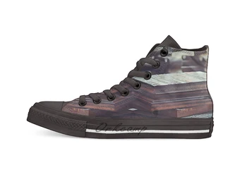 

Printing Plates Casual High Top Canvas shoes sneakers Light Walking Shoes