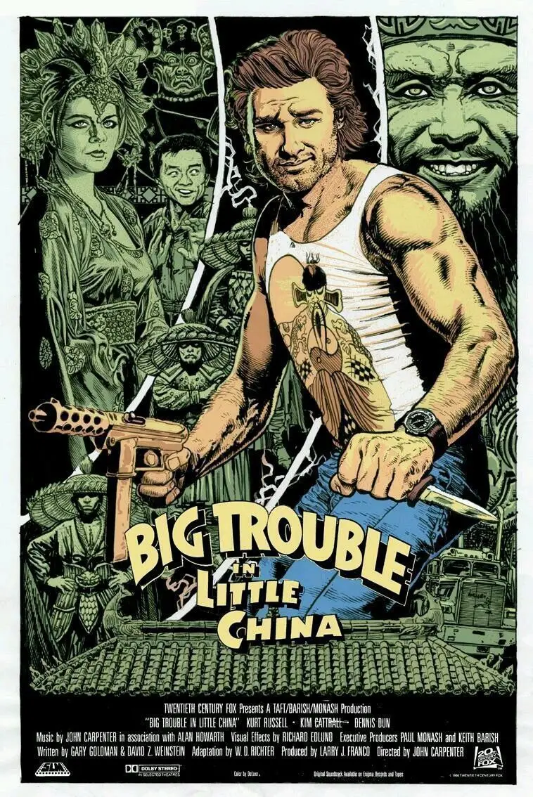 Big Trouble In Little China Movie Poster Art Pop Decor 003 50 70cm Big Poster Posters Postersart Decor Aliexpress