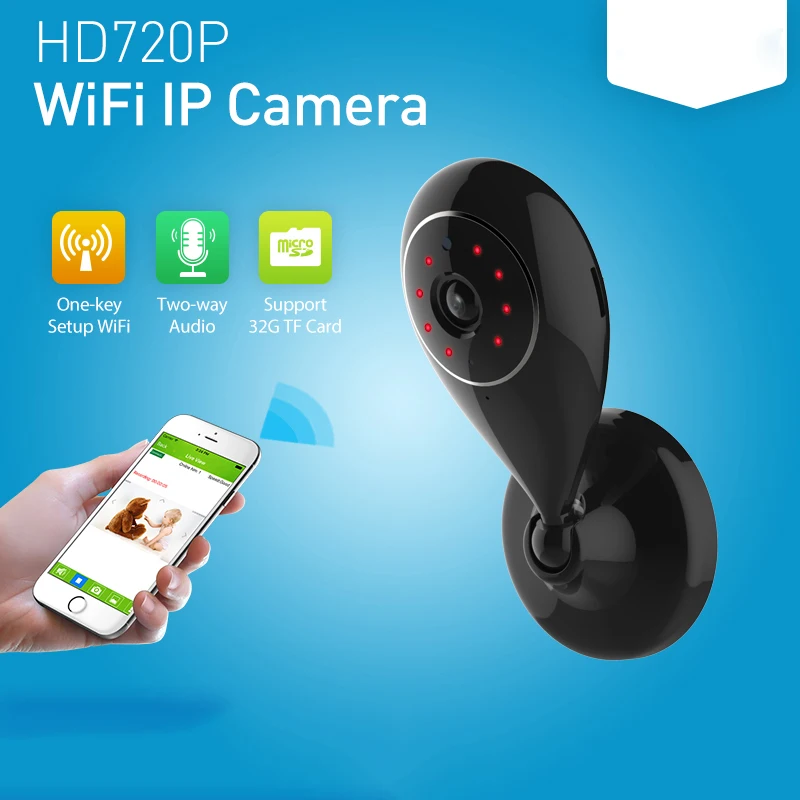 NEO COOLCAM NIP-55GE HD 720 Wireless IP Camera Smart CCTV Security Camera P2P Network Baby Monitor Home Serveillance Wifi Camera