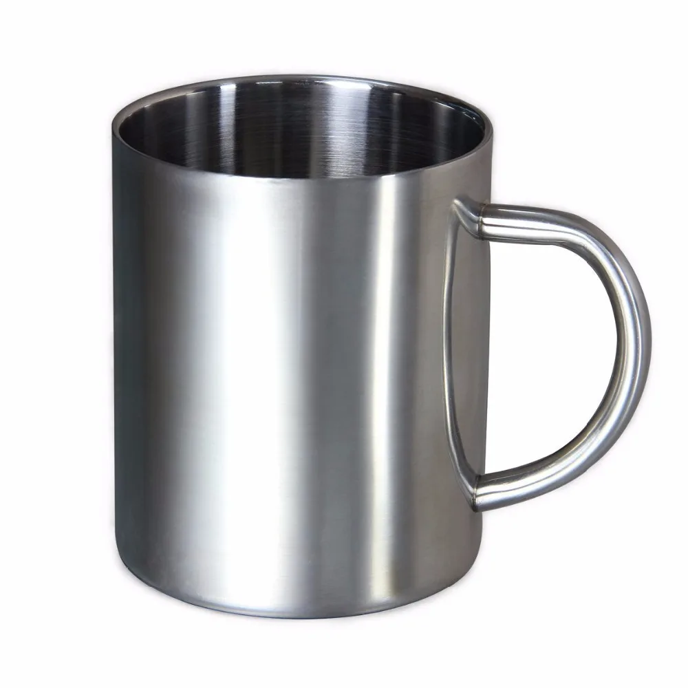Free Shipping 1pc Stainless Steel Coffee Mugs Cappuccino Cups Tea Cup