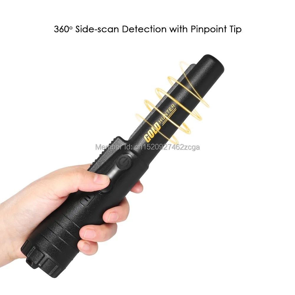 

Free Shipping Hand Held Metal Detector Gold Detector Gold Hunter Pro-Pointer Pinpointer