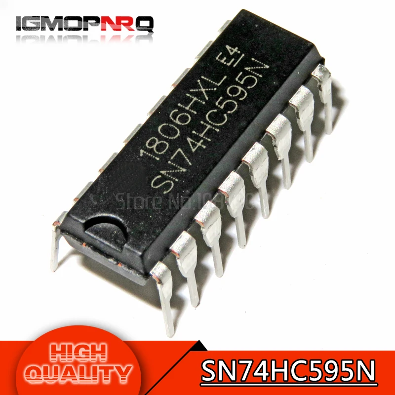 

10pcs free shipping SN74HC595N SN74HC595 74HC595N 74HC595 DIP-16 Counter Shift Registers Tri-State 8-Bit new original