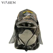 Vissen pesca для походов спорта рыбалки кепки пеший Туризм козырек солнцезащитная Кепка уход за кожей лица средства ухода за кожей Шеи Крышка Рыбалка Защита от солнца