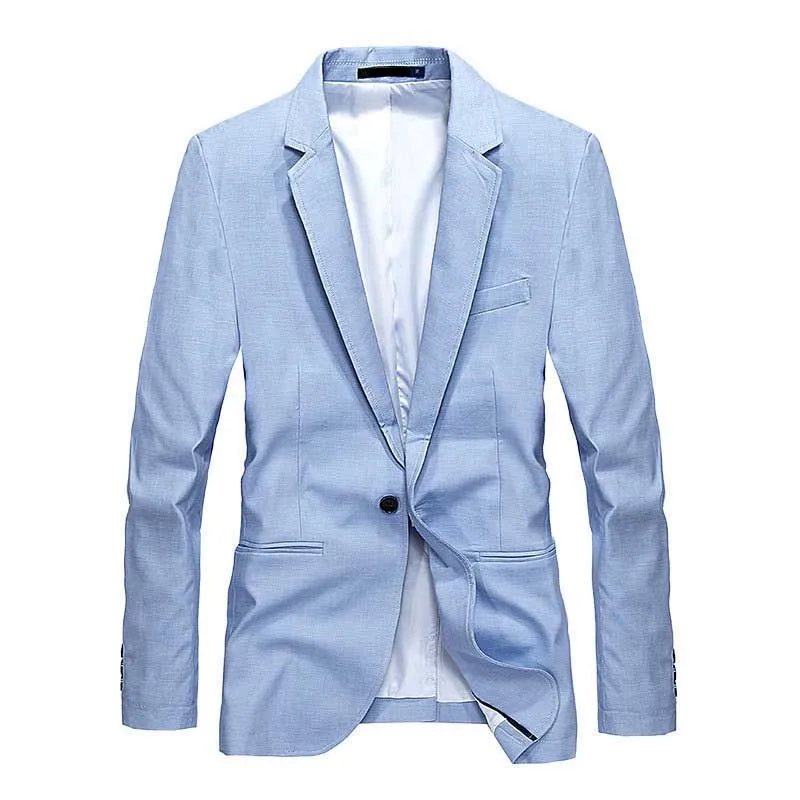 Spring-Summer-Casual-Suit-Blazer-Men-Formal-Office-Wedding-Blazer ...