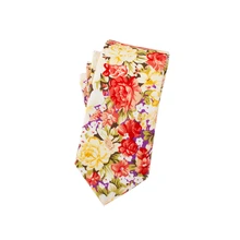 Новинка, цветочный галстук, хлопчатобумажный галстук, обтягивающие галстуки для мужчин, узкий галстук на шею, мужские галстуки на свадьбу, галстуки, подарки