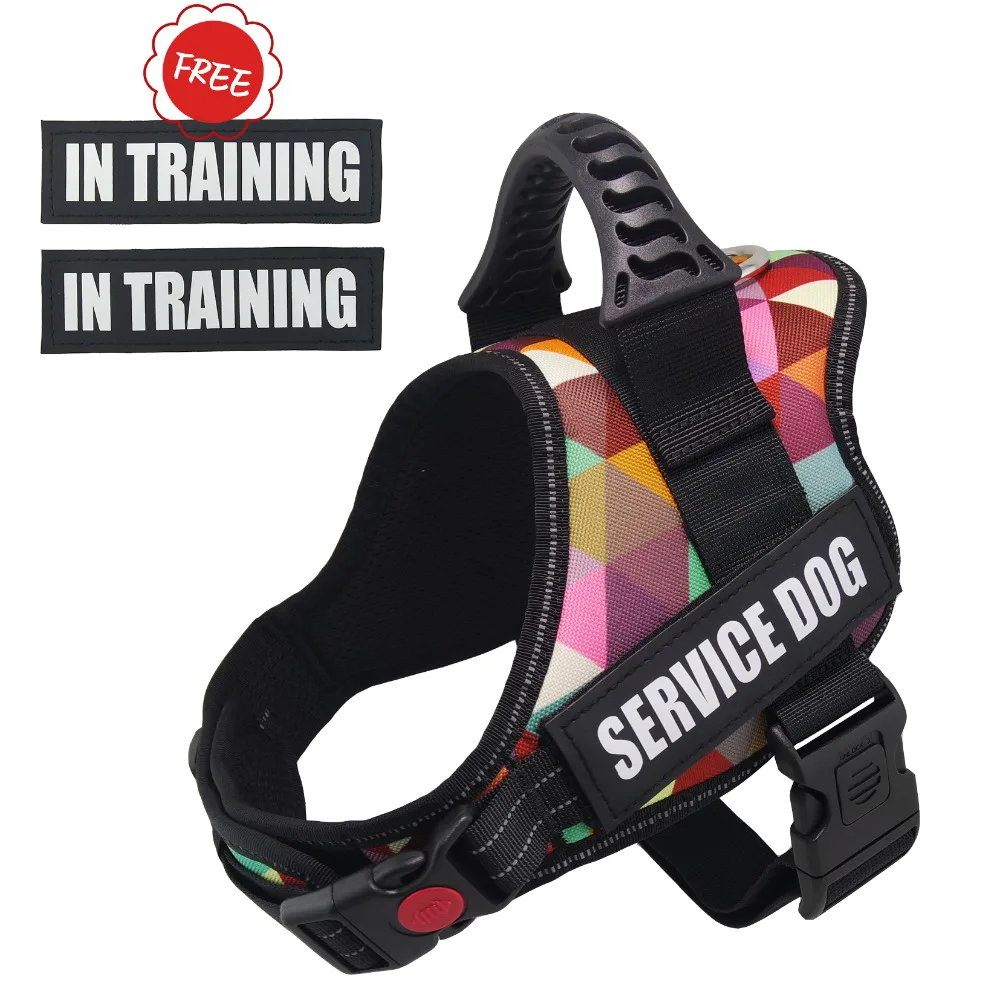 

PET-K9 Dihapet Dog Vest Harnesses, Small Medium Dog Harness, No Pull Service Dog Vest Reflective Adjustable Soft