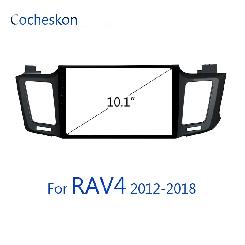 Для автомобиля мультимедиа rav4 toyota 2012 2018 XA40 10 1 дюймов Автомобильная рамка для